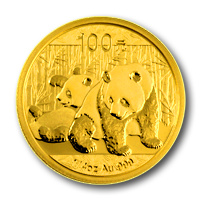 Panda 2010, 1/4 unciás befektetési aranyérme