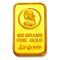 Gold bar 100 gram