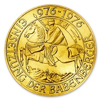 Babenberger 12.15 gramm befektetési aranyérme