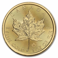 1 uncia Maple Leaf aranyérme vegyes évjárat
