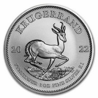 2022 Krugerrand ezüstérme 1 uncia különbözeti áfás