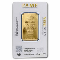1 uncia PAMP Lady Fortuna aranylapka