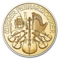 1/4 uncia Bécsi Filharmonikusok aranyérme 