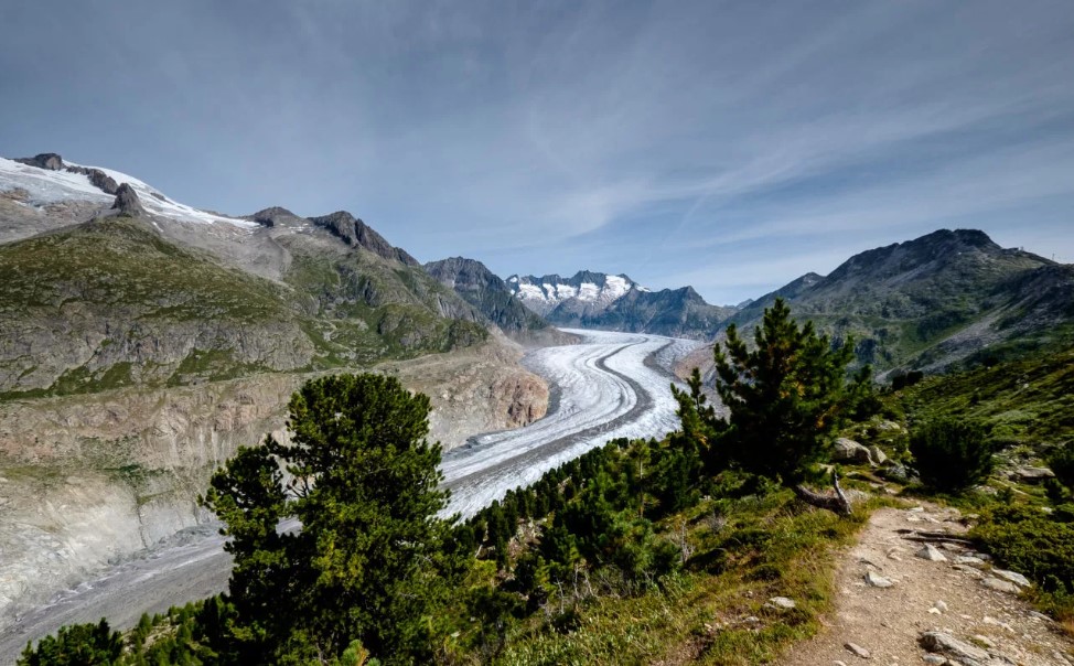 Az Aletsch gleccser Svájcban