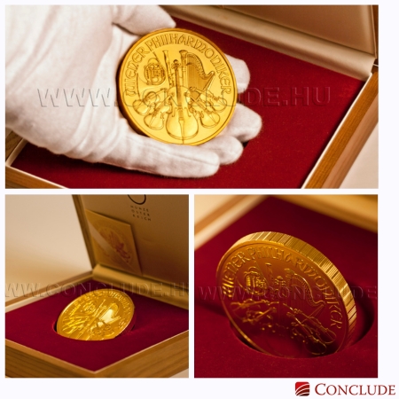 Bécsi Filharmonikusok befektetési aranyérme 20 uncia