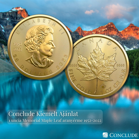 1 uncia Memorial Maple Leaf aranyérme