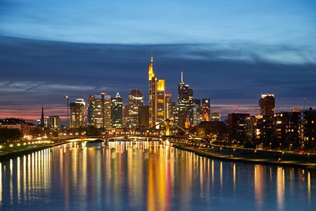 Frankfurt látképe