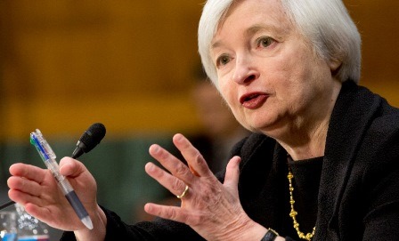 Janet Yellen Fed-elnök. Janet Yellen Fed-elnök. Forrás: www.sprottmoney.com, Conclude Zrt.