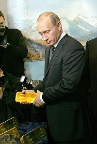 Putyin aranyrudakkal