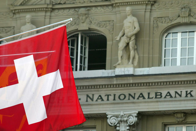 A svájci nemzeti bank bejárata. Forrás: theintellblog.com, Conclude Zrt.A svájci nemzeti bank bejárata. Forrás: theintellblog.com, Conclude Zrt.