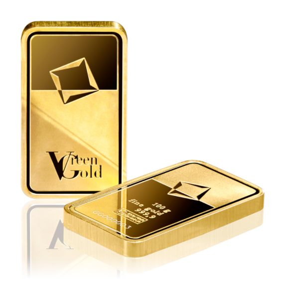 Valcambi Zöld Arany 100 gramm befektetési aranylapka