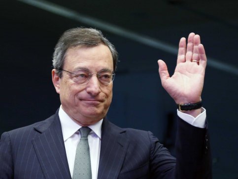 Mario Draghi, az Európai Központi Bank elnöke. Forrás: Reuters, Conclude Zrt.