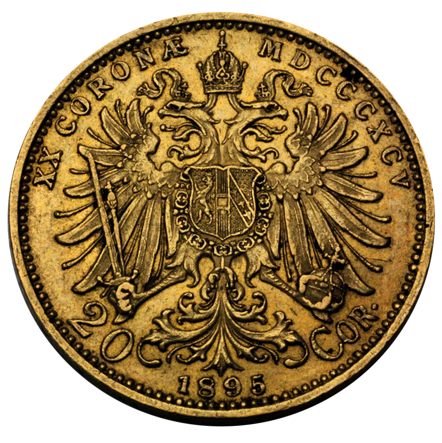 Osztrák aranykorona befektetési aranyérme: 10,20,100 koronás; Conclude Zrt.